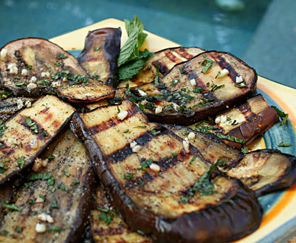 Grilled Eggplant With Mint Italian Food Forever