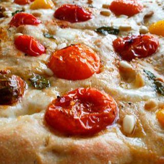 Heirloom Tomato & Mozzarella Fococcia