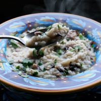 Risotto With Radicchio And Sausage