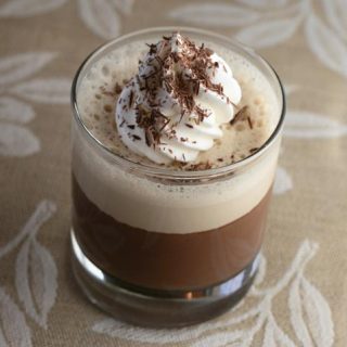 Chocolate Panna Cotta With Espresso Cream