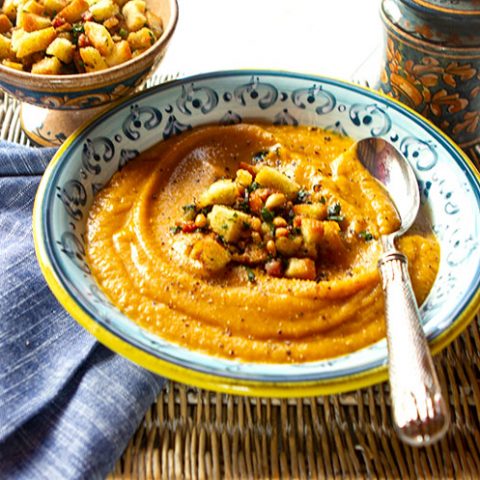 Roasted Pumpkin And Pear Soup