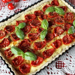 Roasted Tomato Tart With Olive Oil Crust