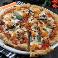 Pumpkin, Sausage, Sage Pizza Recipe