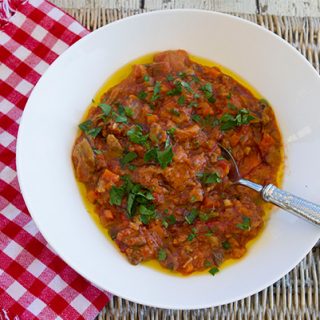 Porcini & Tomato Bread Soup