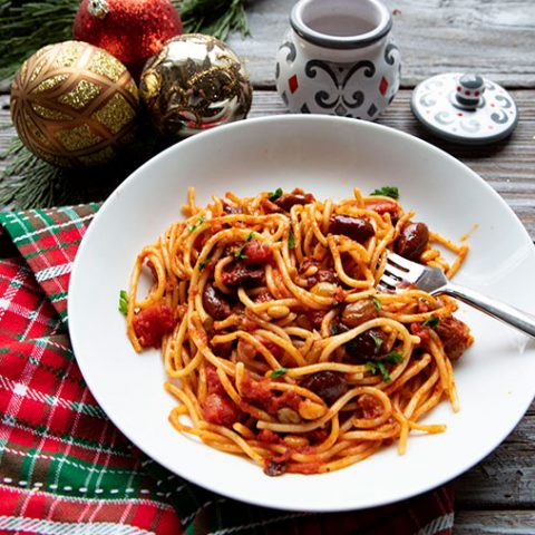 Christmas Eve Sicilian Anchovy Pasta