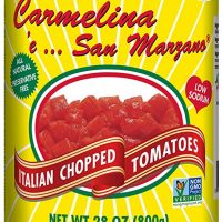 Carmelina San Marzano Italian Chopped Tomatoes in Puree, 28 ounce (Pack of 6)