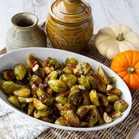 Brussels Sprouts With Pancetta & Chestnuts