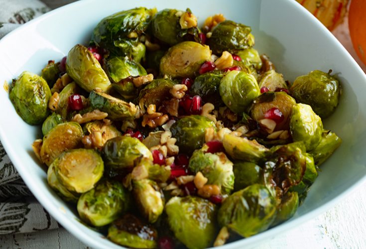 Apple Cider Glazed Brussels Sprouts | Italian Food Forever