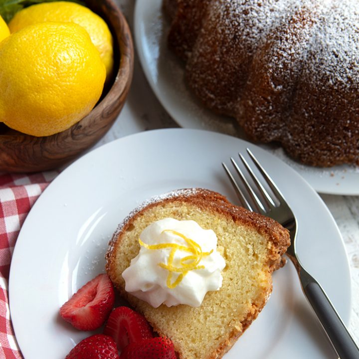 Perfect Sour Cream Lemon Pound Cake