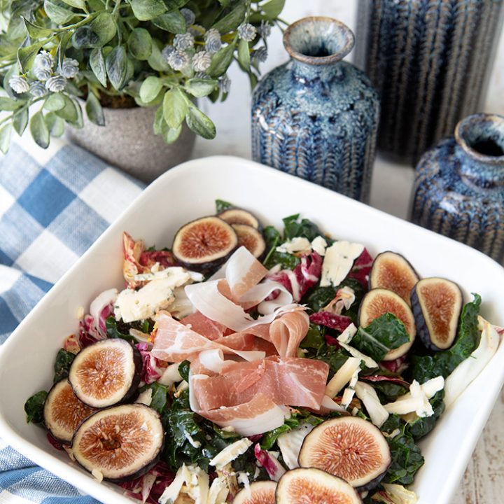 Fall Fig, Prosciutto, & Gorgonzola Salad