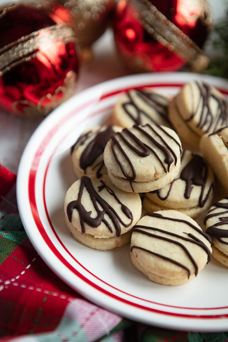Hazelnut Shortbread Sandwich Cookies Italian Food Forever